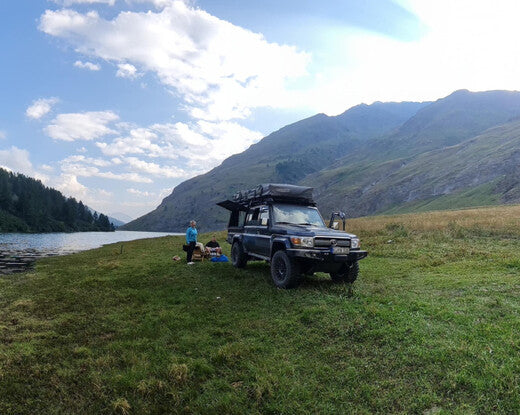 Doppeldachzelt-Setup in den Westalpen