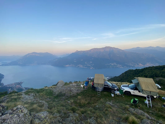 Dachzelt-Roadtrip durch Deutschland, Slowenien und Italien